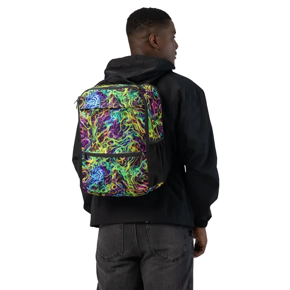 Emberlight Spiral on Utility Backpack — Back