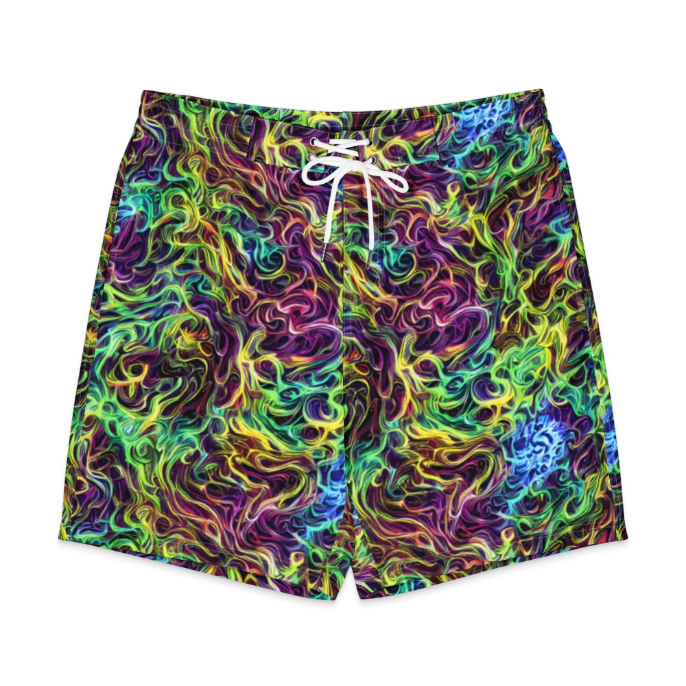 Emberlight Spiral on Men's Board Shorts — Front