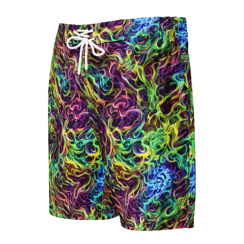 Emberlight Spiral on Men's Board Shorts — Front