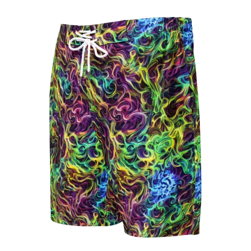 Emberlight Spiral on a Men's Board Shorts