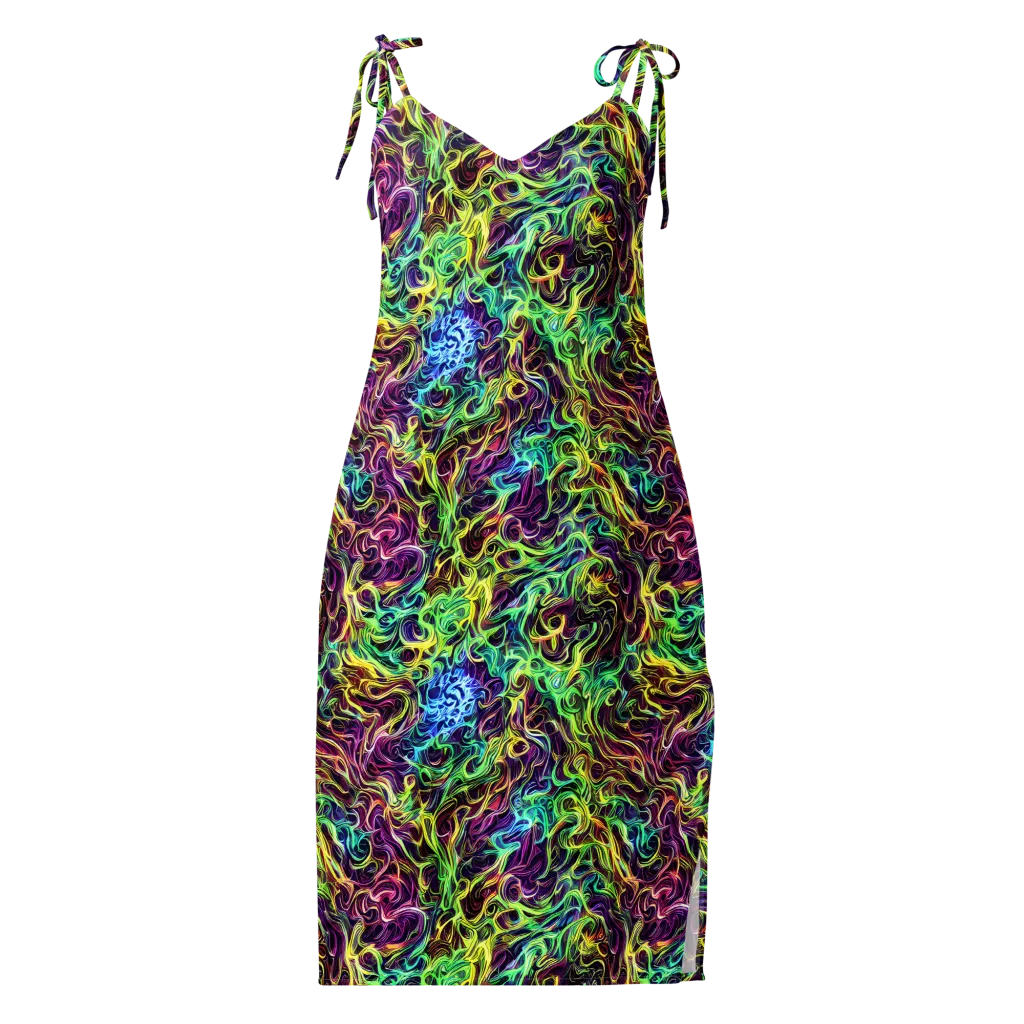 Emberlight Spiral on Slip Dress — Front