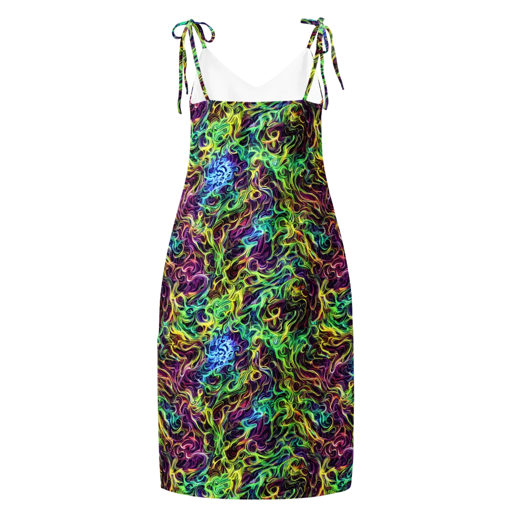 Emberlight Spiral on Slip Dress — Back