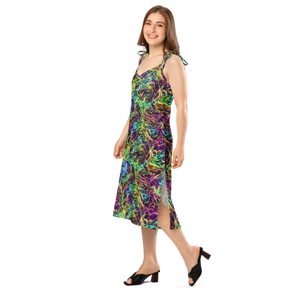 Emberlight Spiral on Slip Dress — Left Front