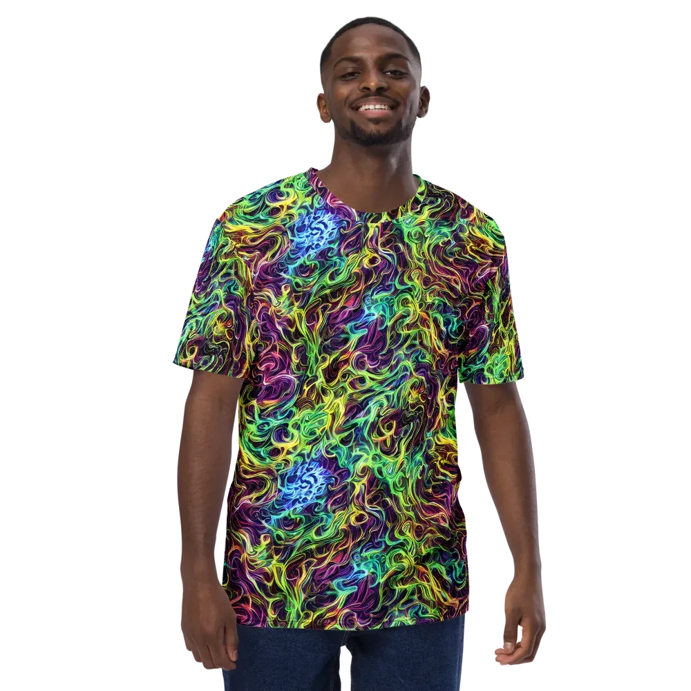 Emberlight Spiral on Men's Crew Neck T-Shirt — Front