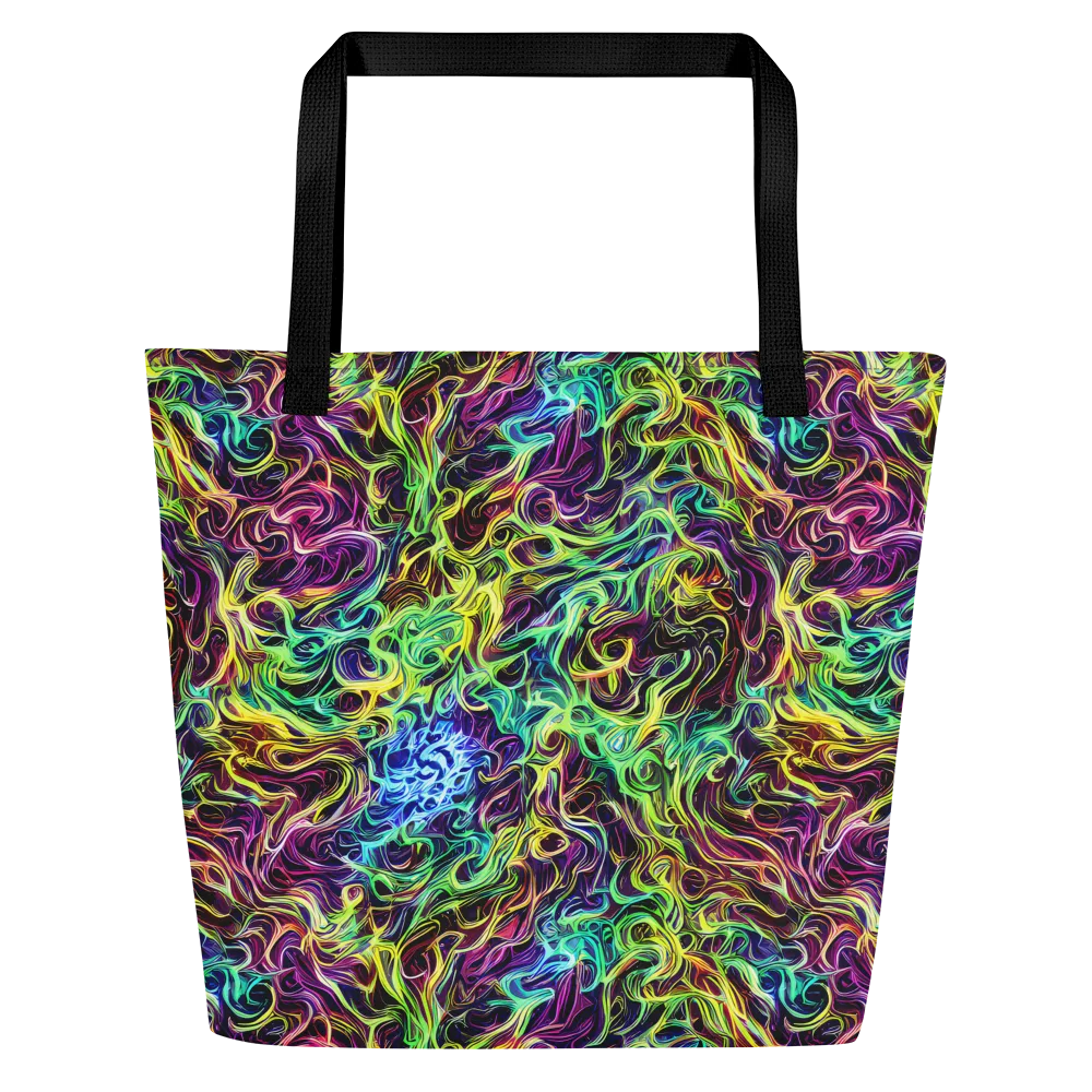 Emberlight Spiral on Large Tote Bag W/ Pocket — Front
