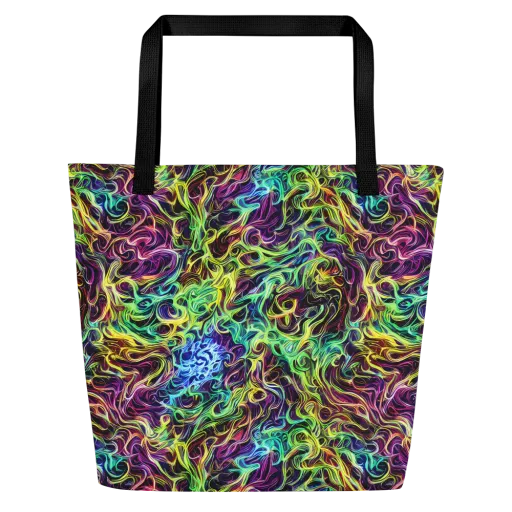 Emberlight Spiral on a Large Tote Bag W/ Pocket