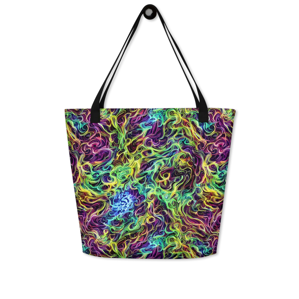 Emberlight Spiral on Large Tote Bag W/ Pocket — Front