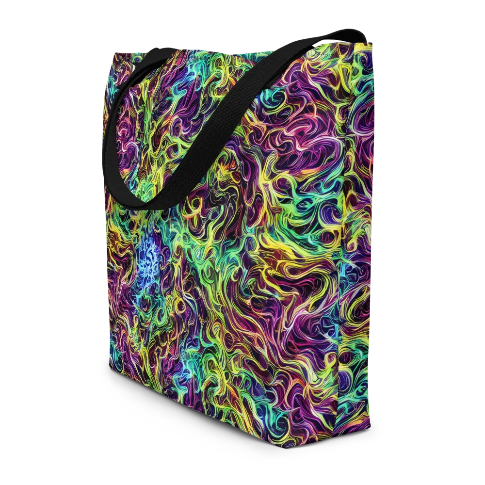 Emberlight Spiral on Large Tote Bag W/ Pocket — Front