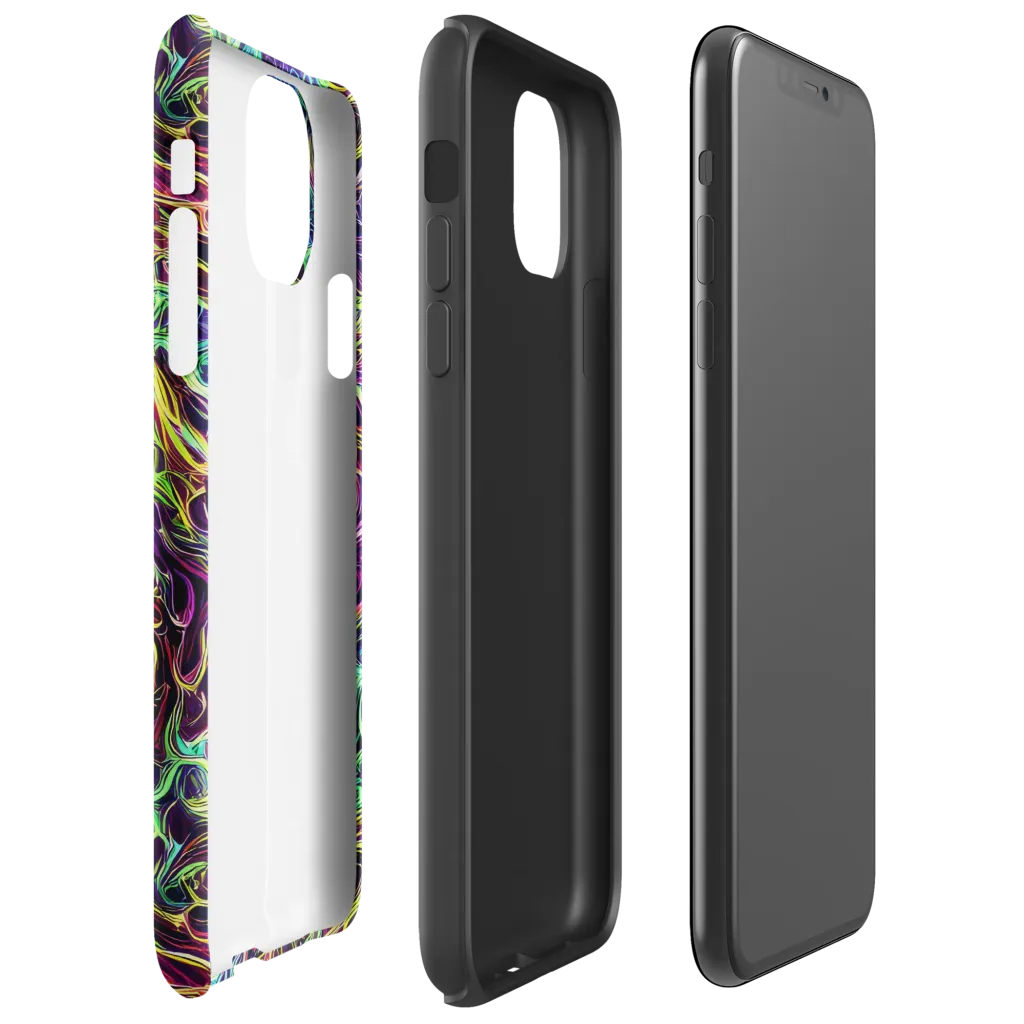 Emberlight Spiral on Tough Case for iPhone® — Right