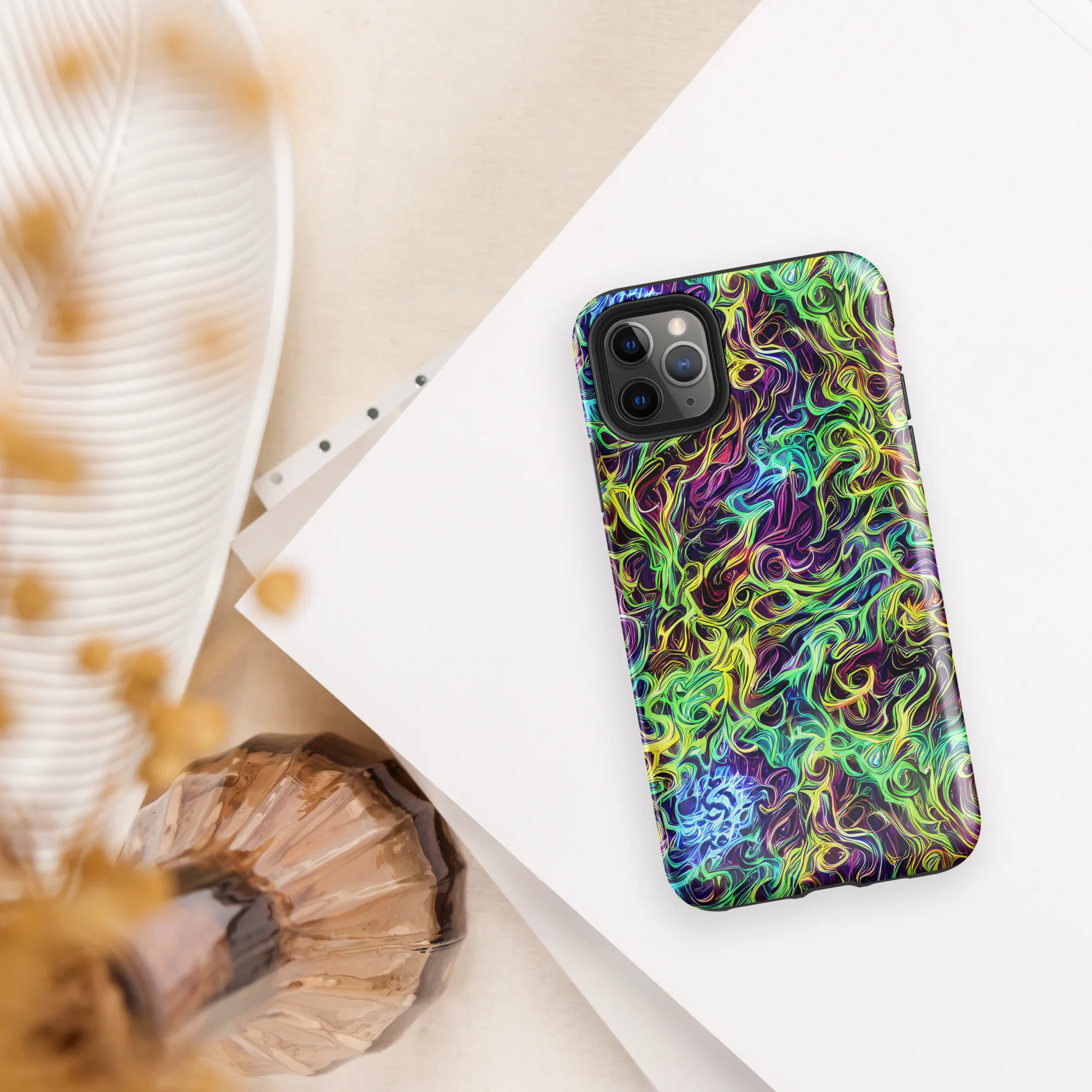Emberlight Spiral on Tough Case for iPhone® — Front