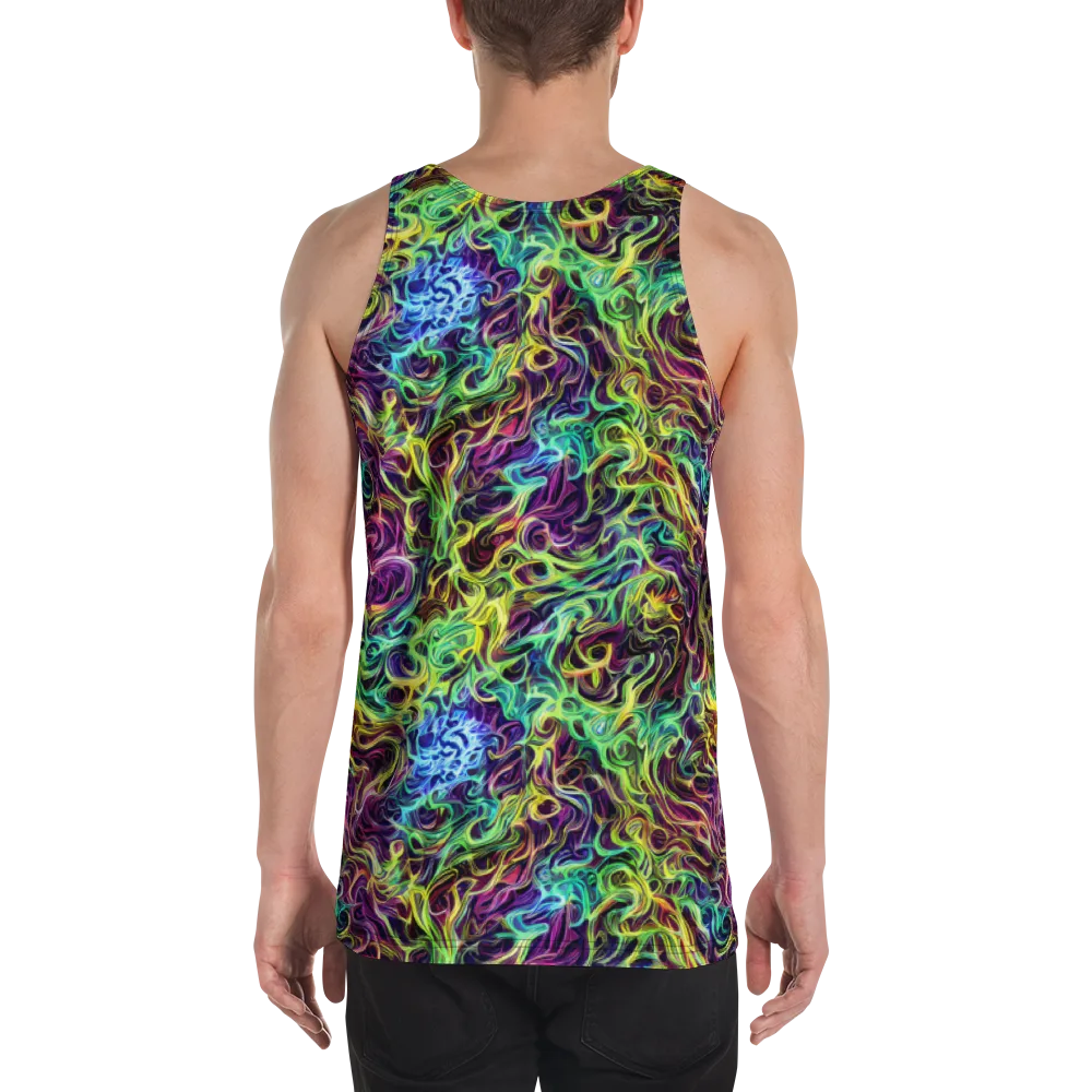 Emberlight Spiral on Men's Tank Top — Back
