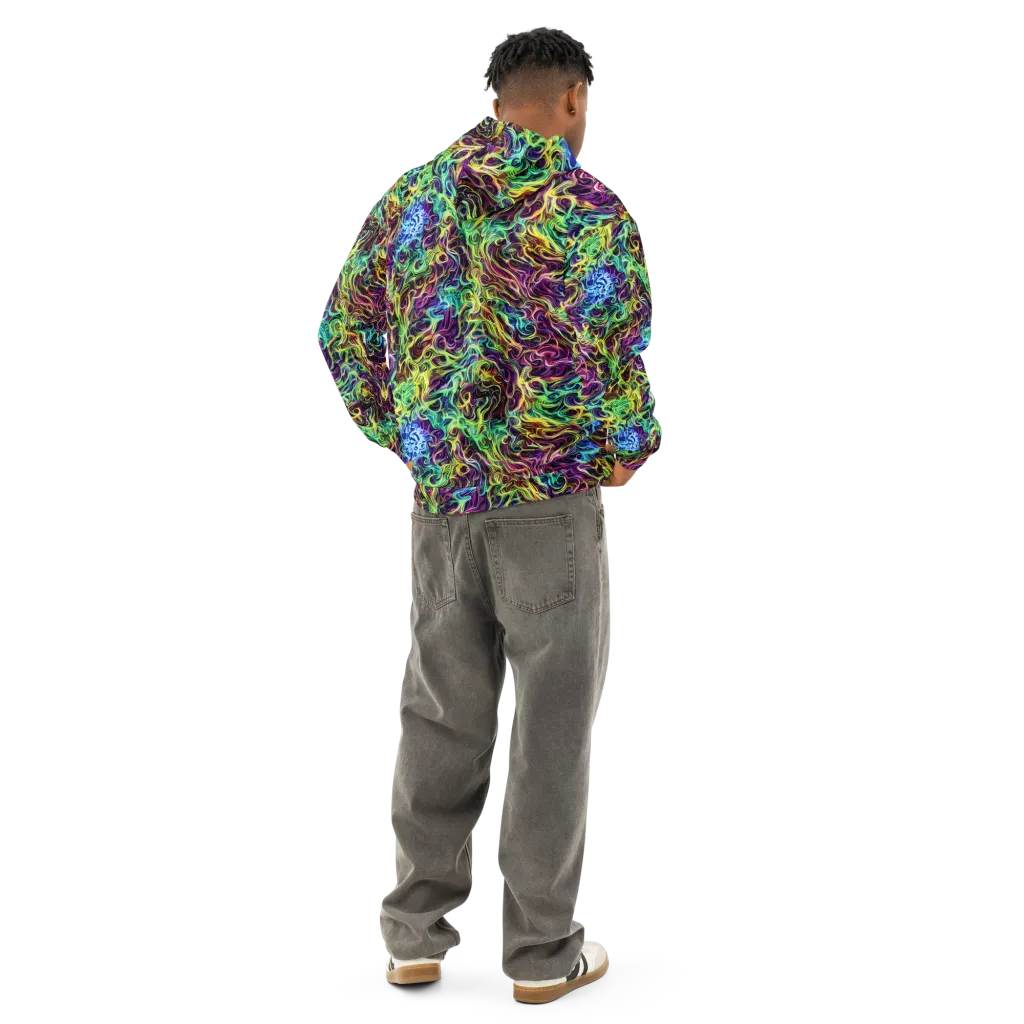 Emberlight Spiral on Cotton Hoodie — Back