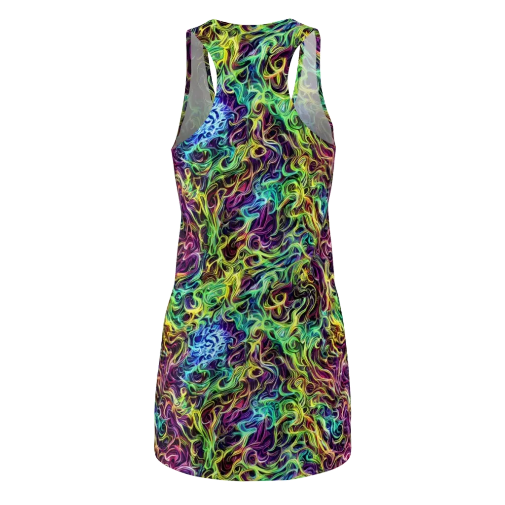 Emberlight Spiral on Racerback Dress — Back