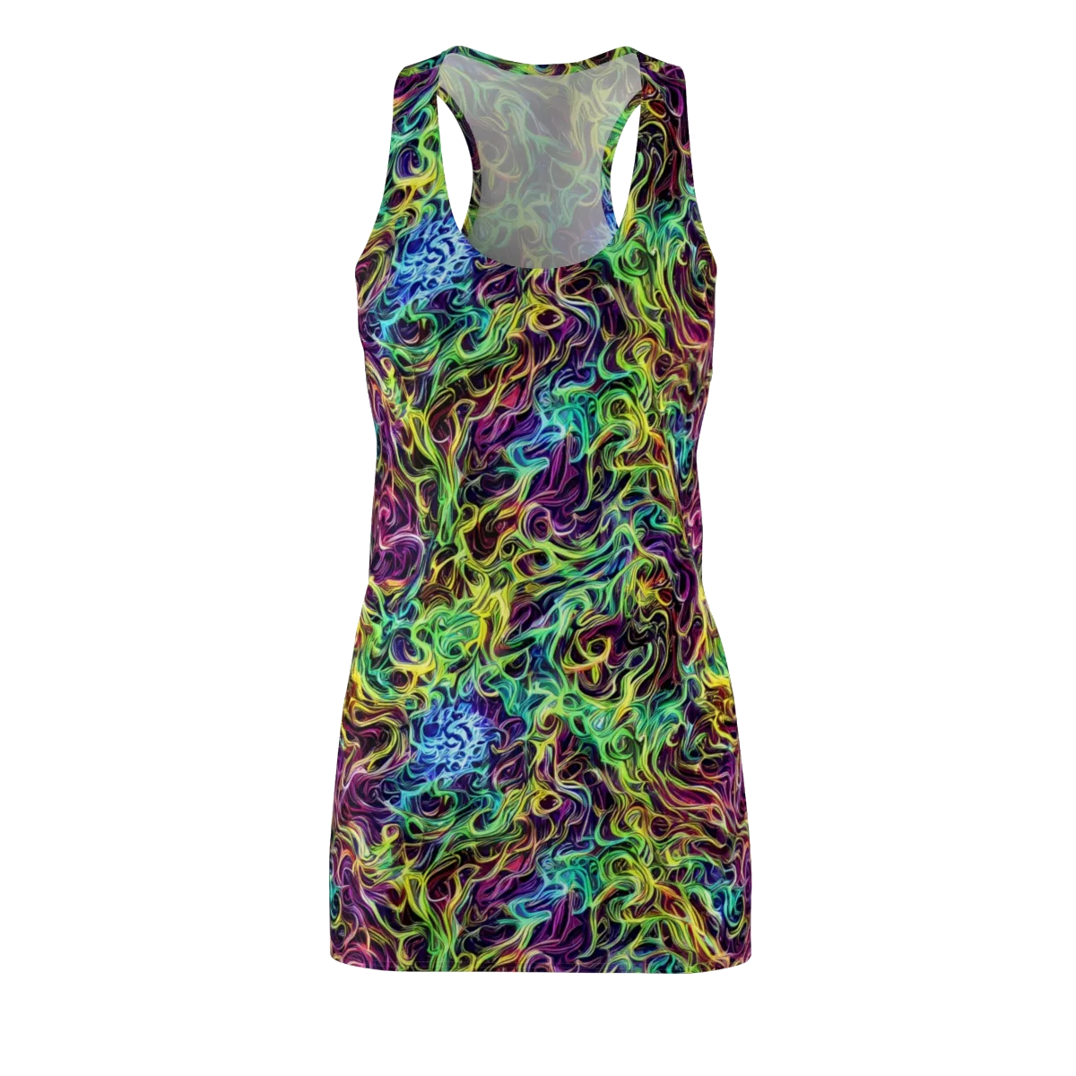 Emberlight Spiral on Racerback Dress — Front
