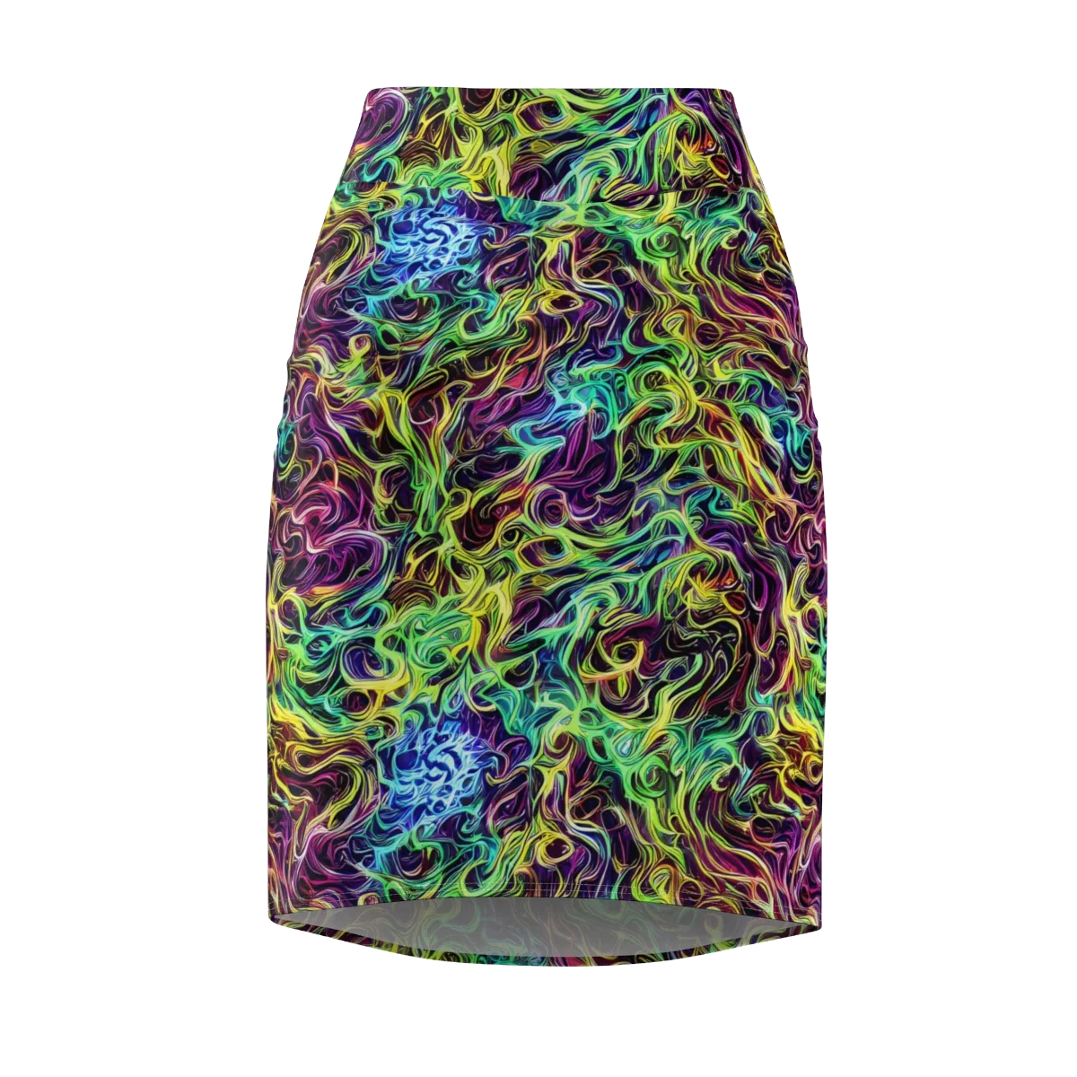 Emberlight Spiral on Pencil Skirt — Front