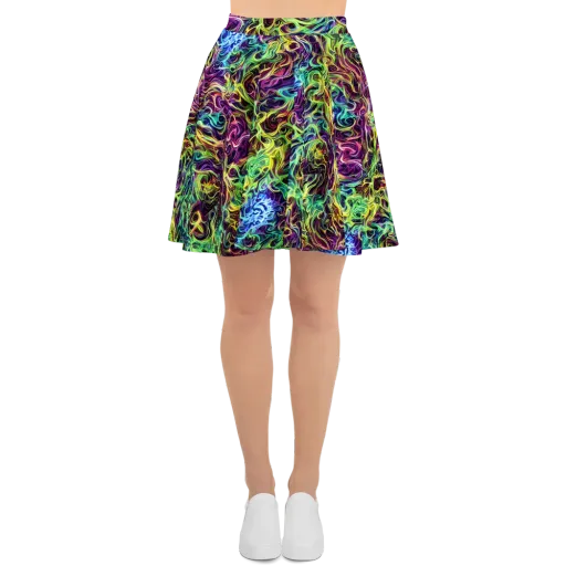 Emberlight Spiral on a Skater Skirt