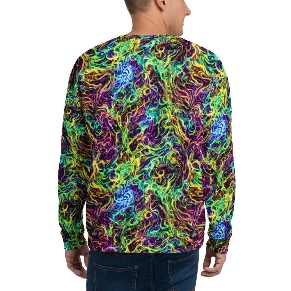 Emberlight Spiral on Sweatshirt — Back
