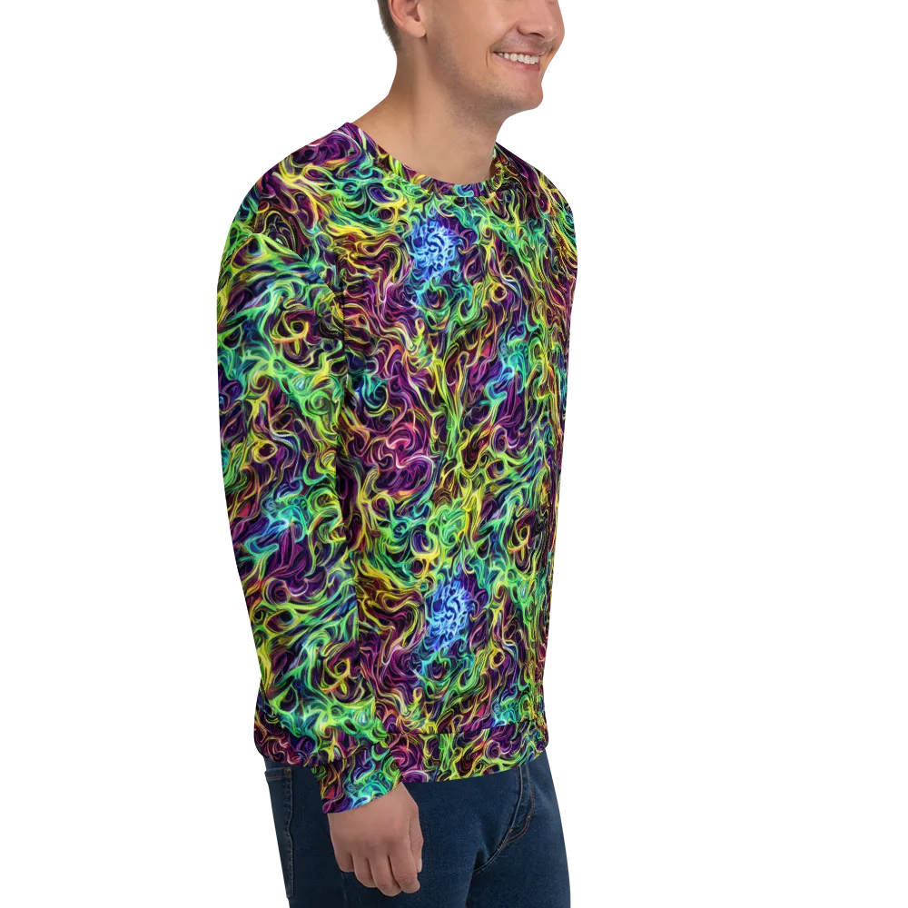 Emberlight Spiral on Sweatshirt — Right Front