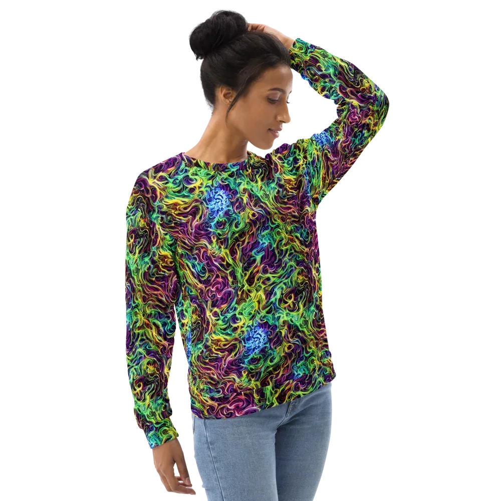 Emberlight Spiral on Sweatshirt — Right Front