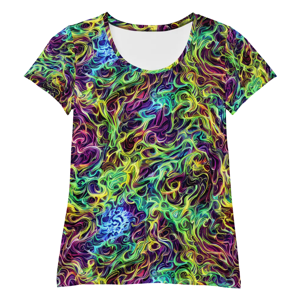 Emberlight Spiral on Women's Athletic T-Shirt — Front