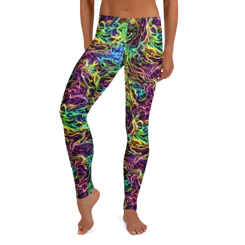 Emberlight Spiral on Leggings — Front