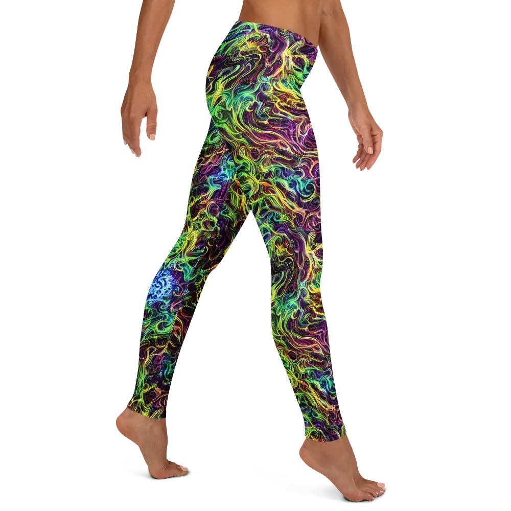 Emberlight Spiral on Leggings — Right
