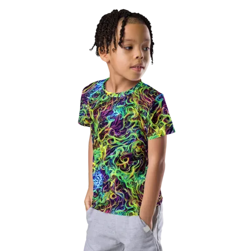 Emberlight Spiral on a Kids Crew Neck T-Shirt