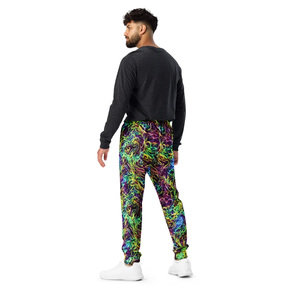 Emberlight Spiral on Men's Joggers — Back