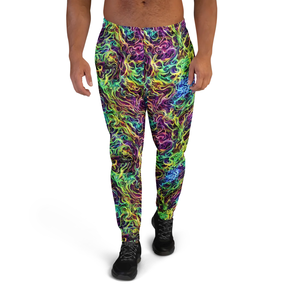 Emberlight Spiral on Men's Joggers — Front
