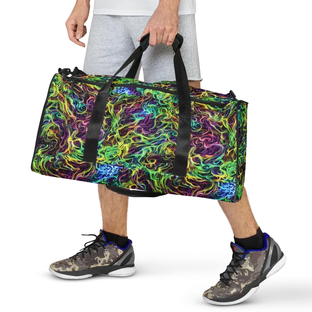 Emberlight Spiral on Duffle Bag — Front