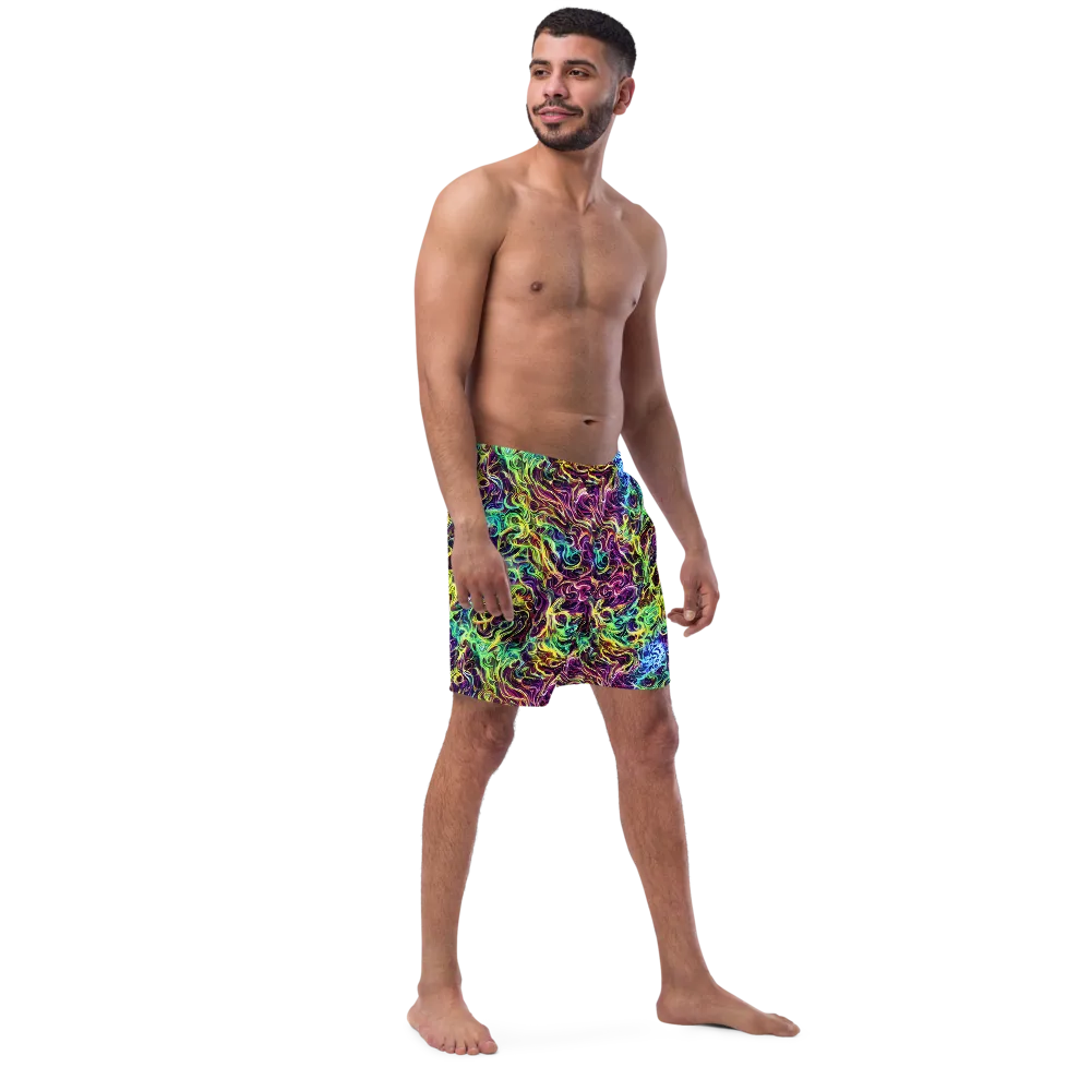 Emberlight Spiral on Swim Trunks — Right Front