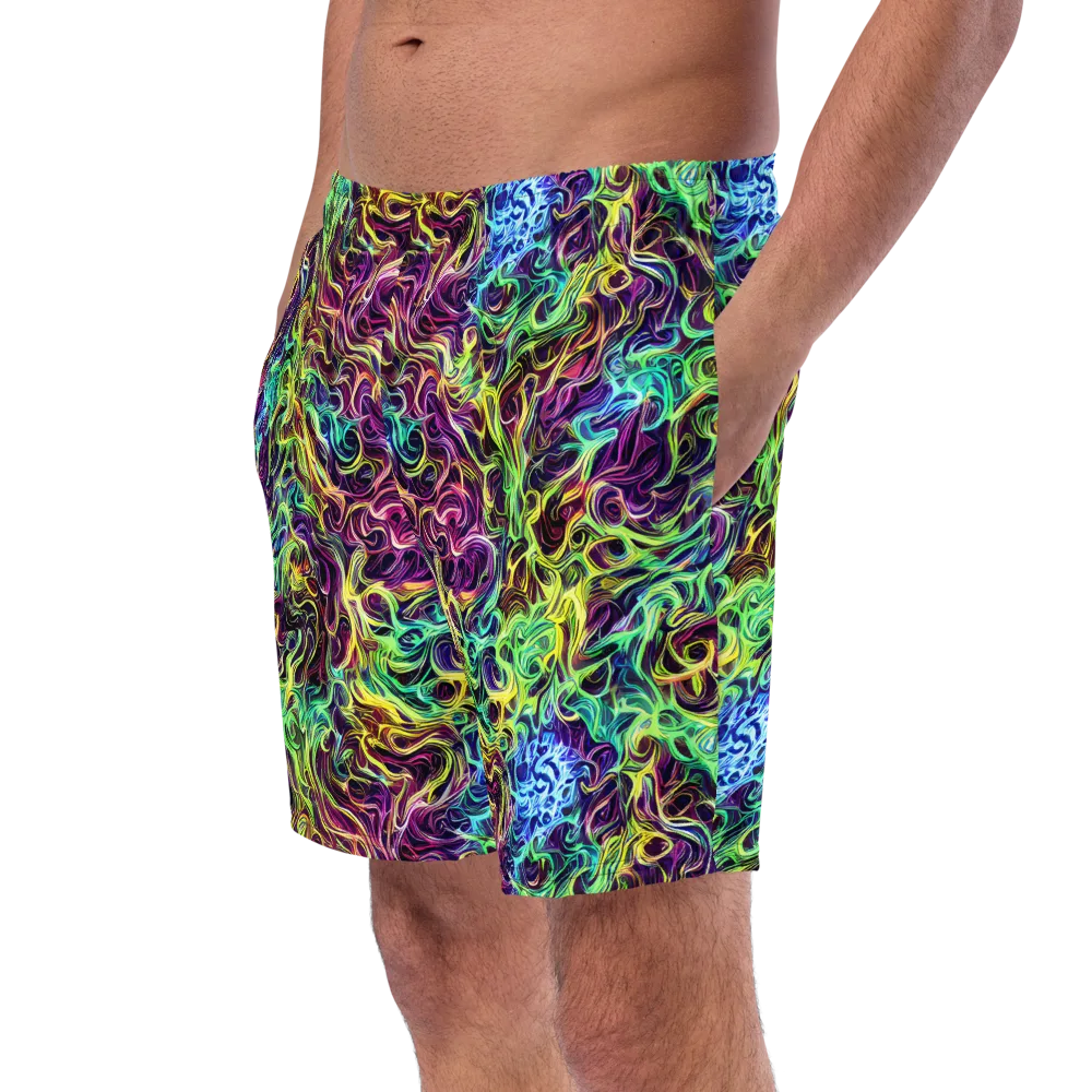 Emberlight Spiral on Swim Trunks — Left Front