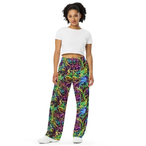 Emberlight Spiral on a Wide-Leg Pants