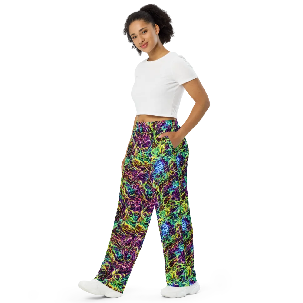Emberlight Spiral on Wide-Leg Pants — Left Front