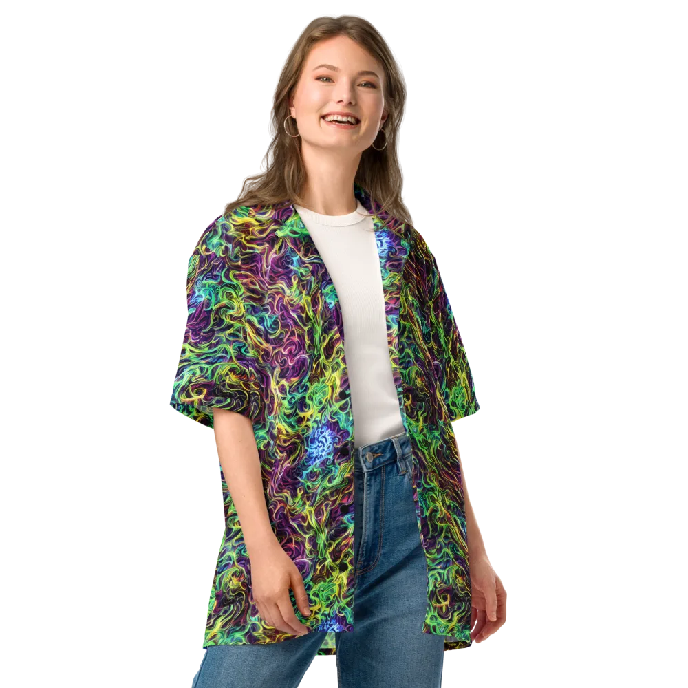Emberlight Spiral on Button Shirt — Front
