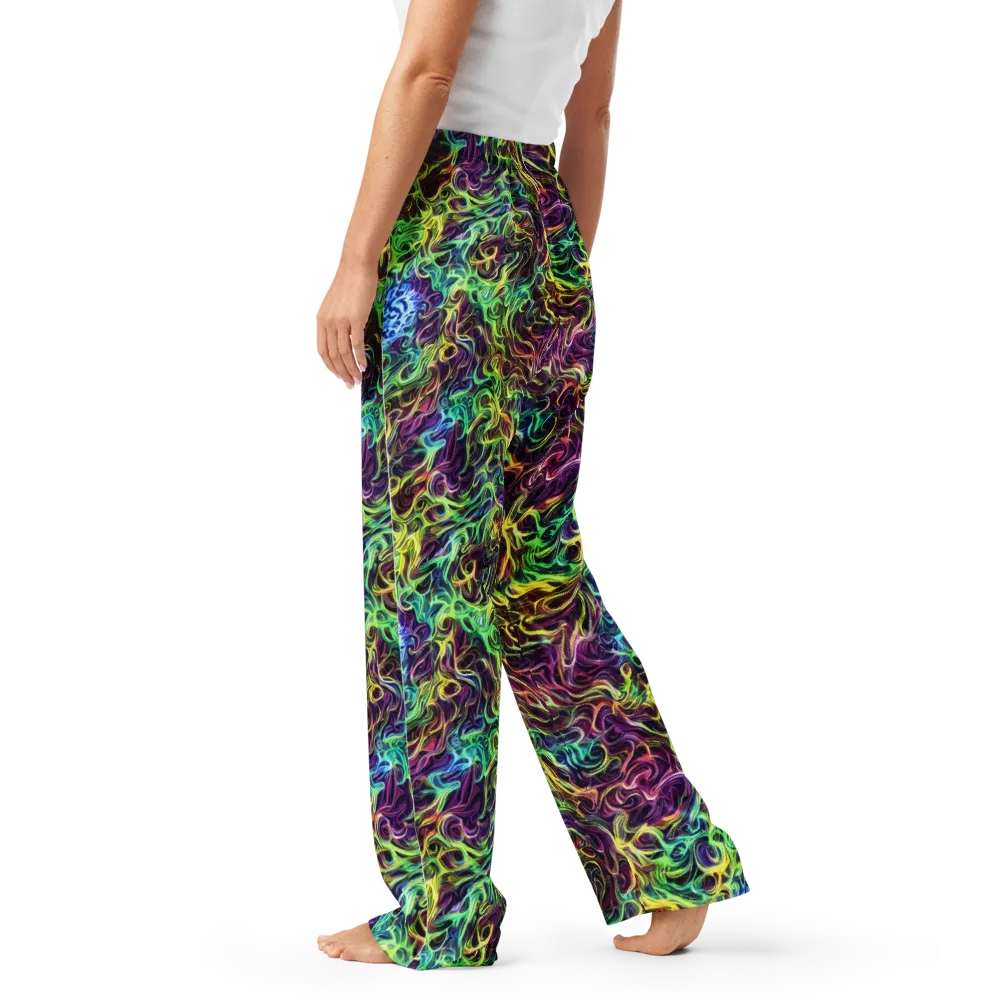 Emberlight Spiral on Women's Pajama Pants — Left
