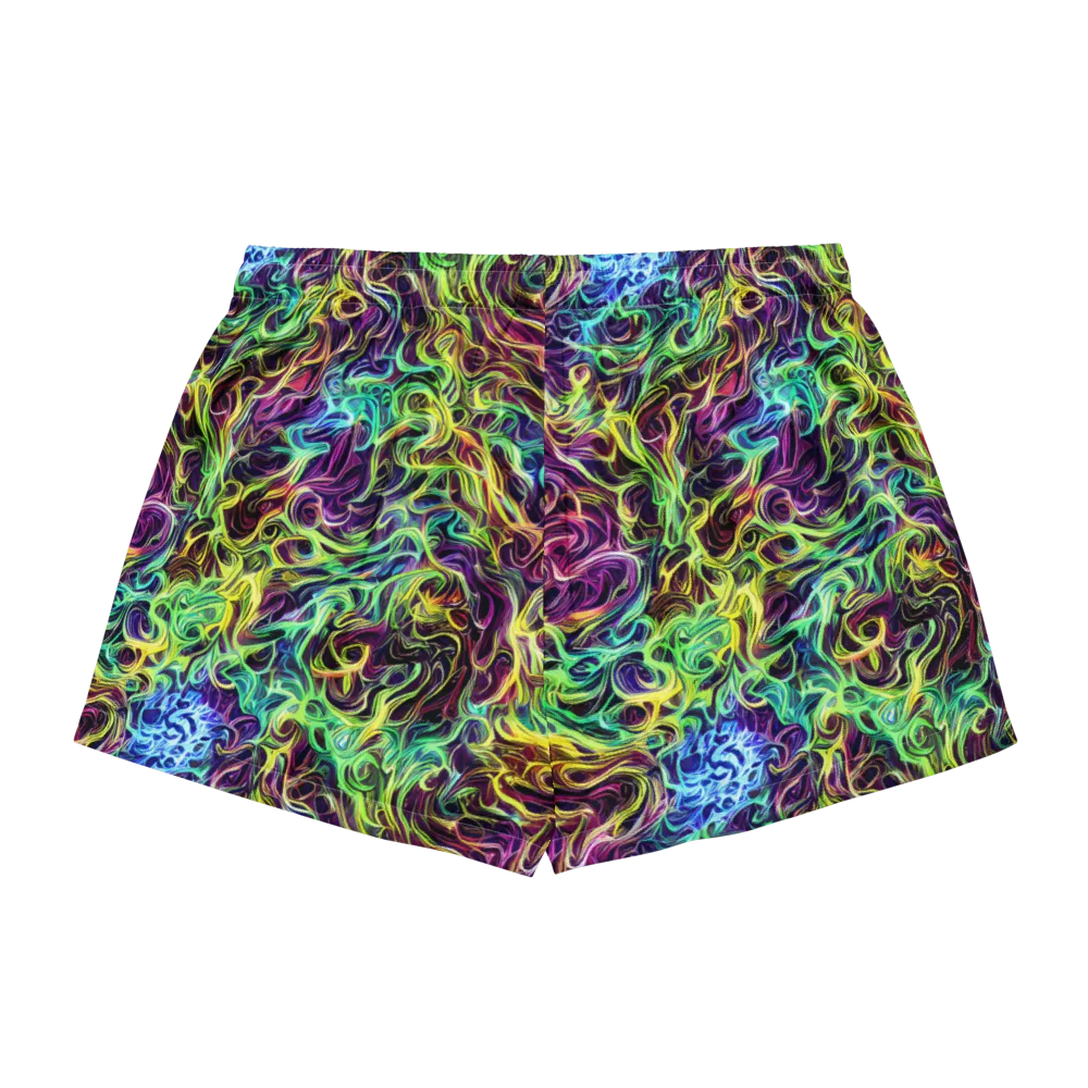 Emberlight Spiral on Women's Pajama Shorts — Back