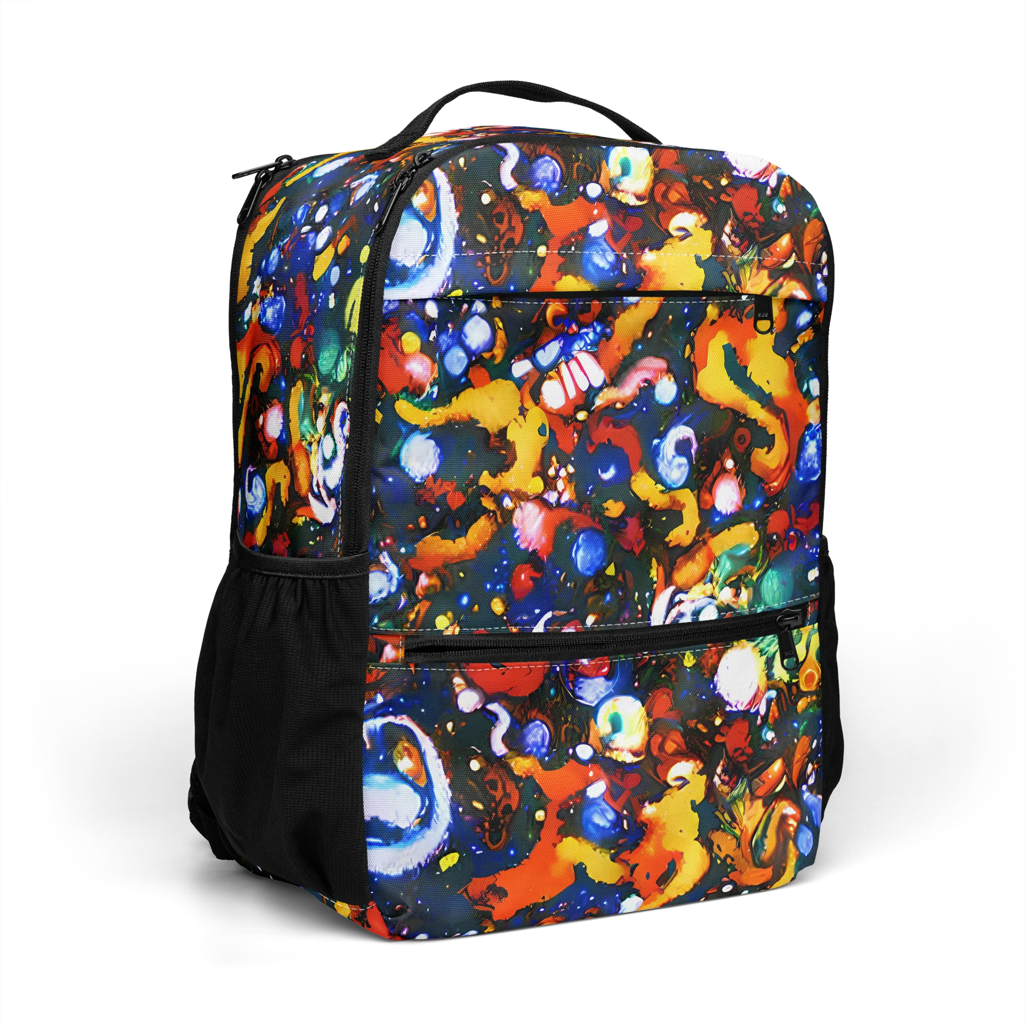 Orchid Voltage on Utility Backpack — Right Front