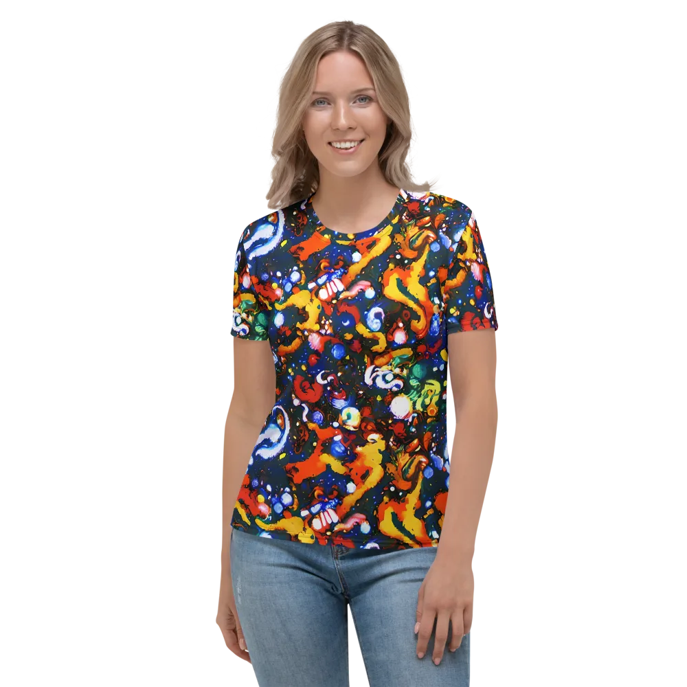 Orchid Voltage on Women's Crew Neck T-Shirt — Front