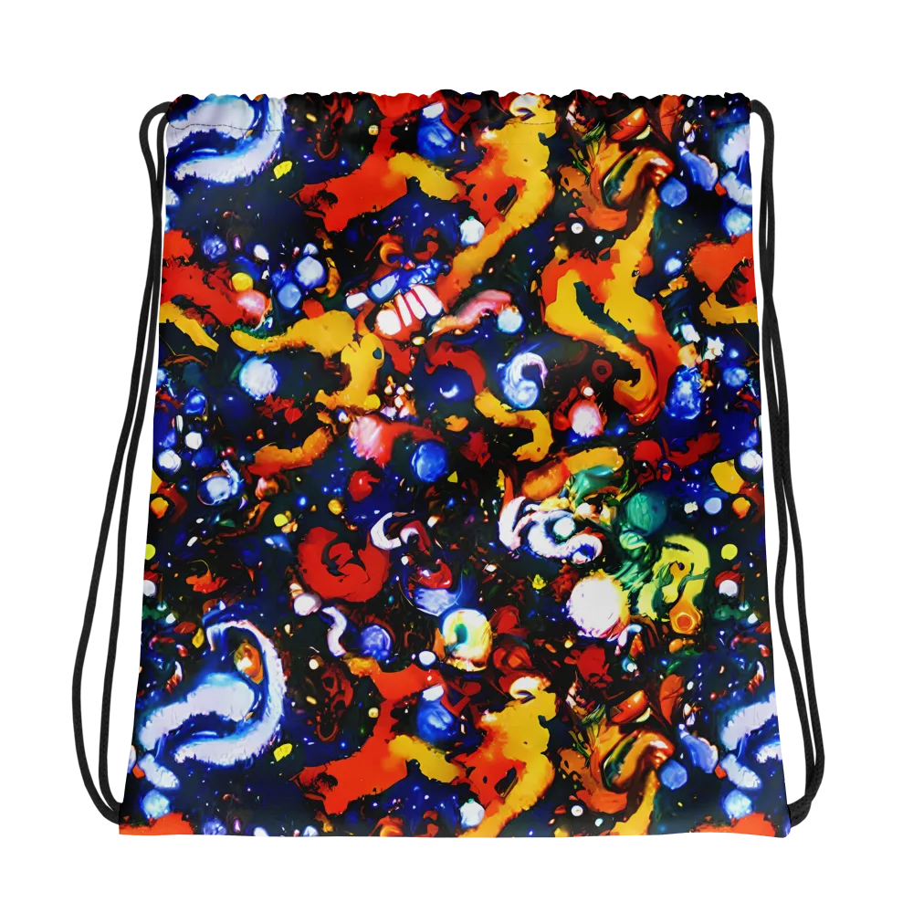Orchid Voltage on Drawstring Bag — Photo