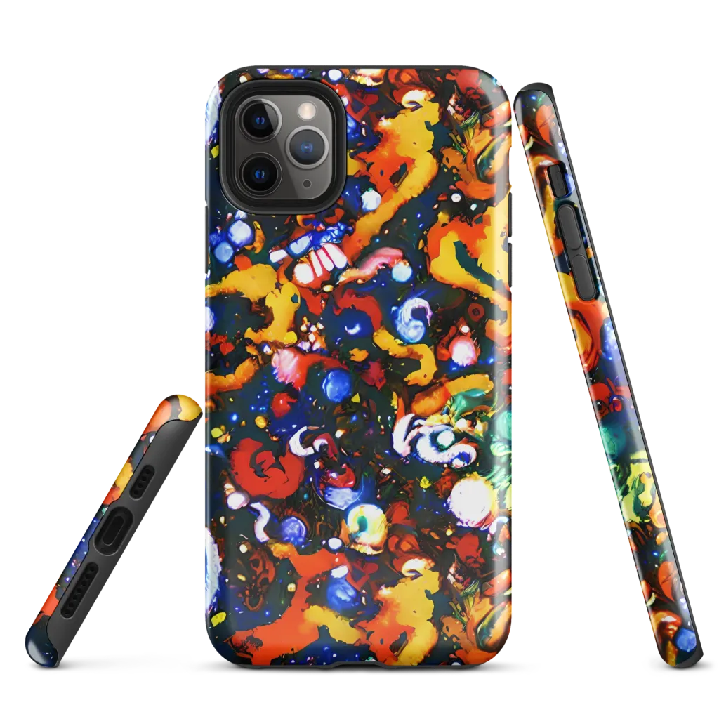 Orchid Voltage on Tough Case for iPhone® — Front
