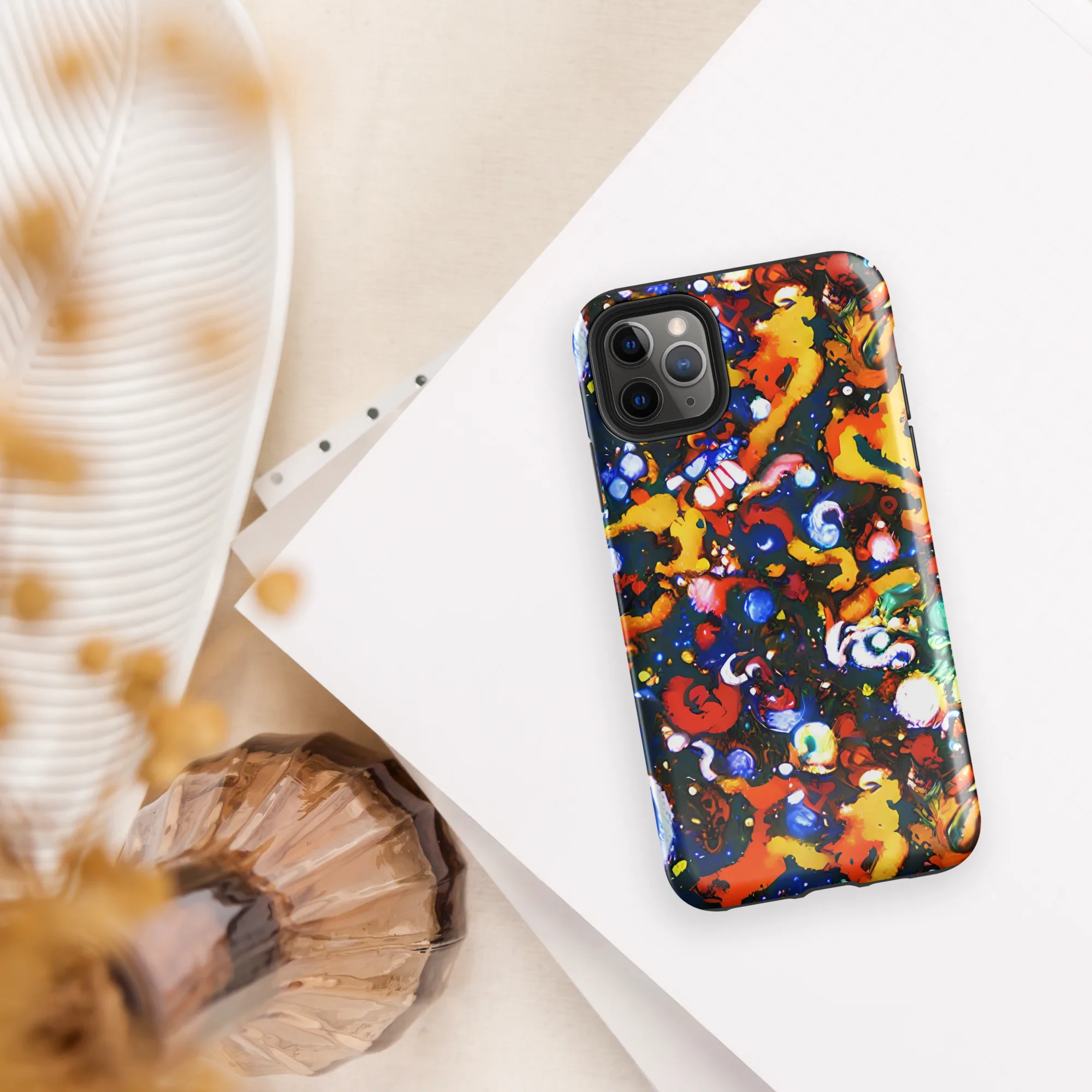 Orchid Voltage on Tough Case for iPhone® — Front