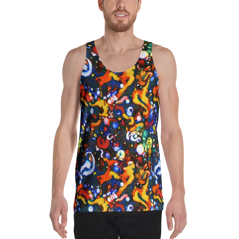Orchid Voltage on Men's Tank Top — Front