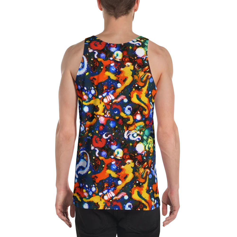 Orchid Voltage on Men's Tank Top — Back