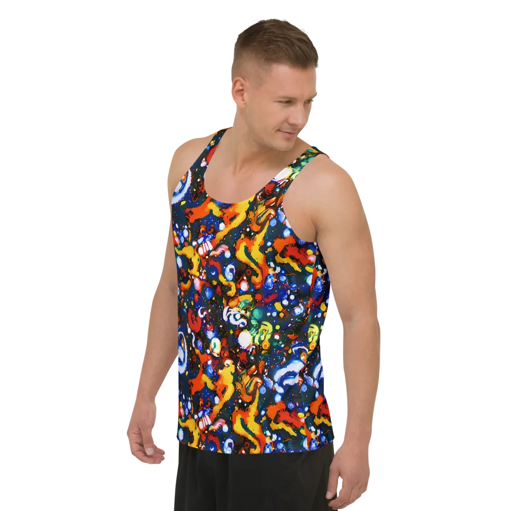 Orchid Voltage on Men's Tank Top — Left Front