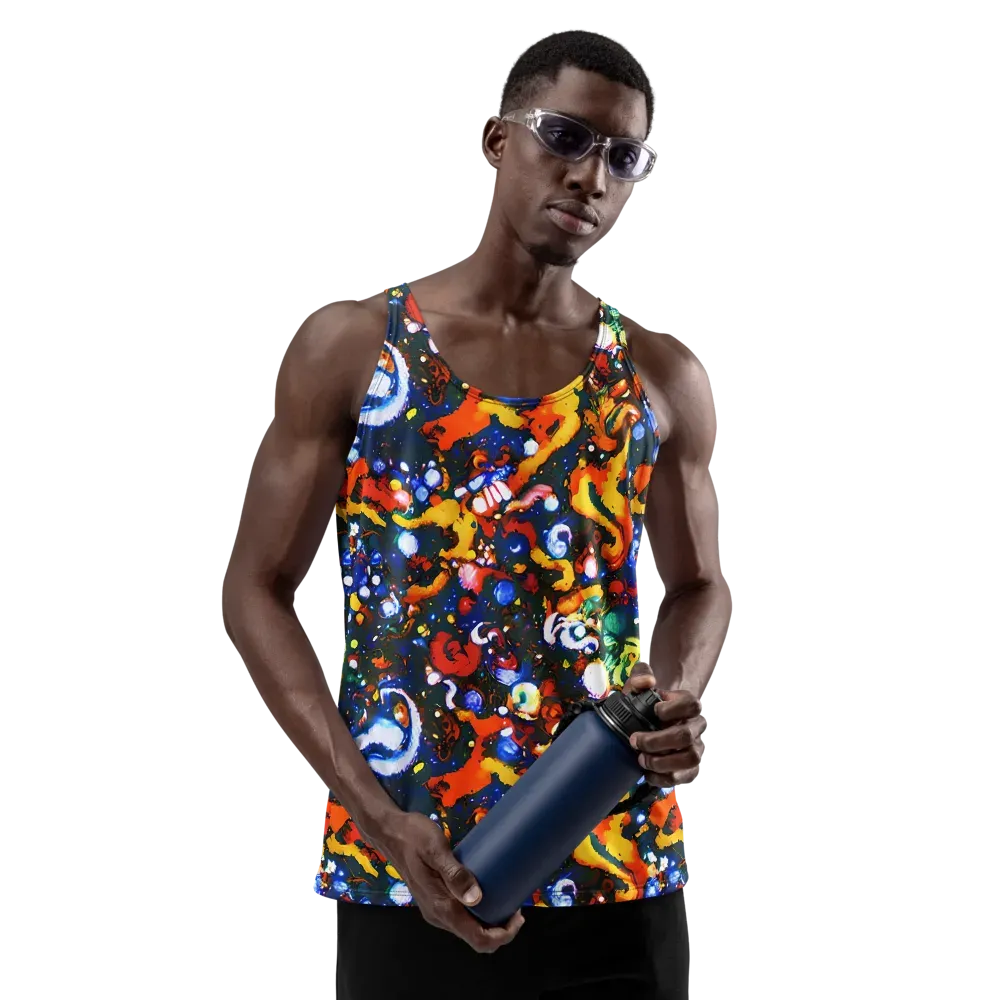Orchid Voltage on Men's Tank Top — Front
