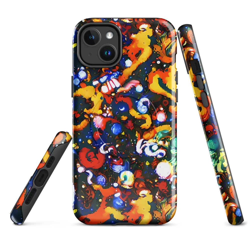 Orchid Voltage on MagSafe Tough Case for iPhone® — Front