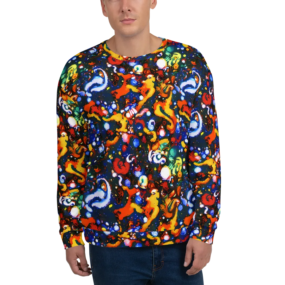 Orchid Voltage on Sweatshirt — Front