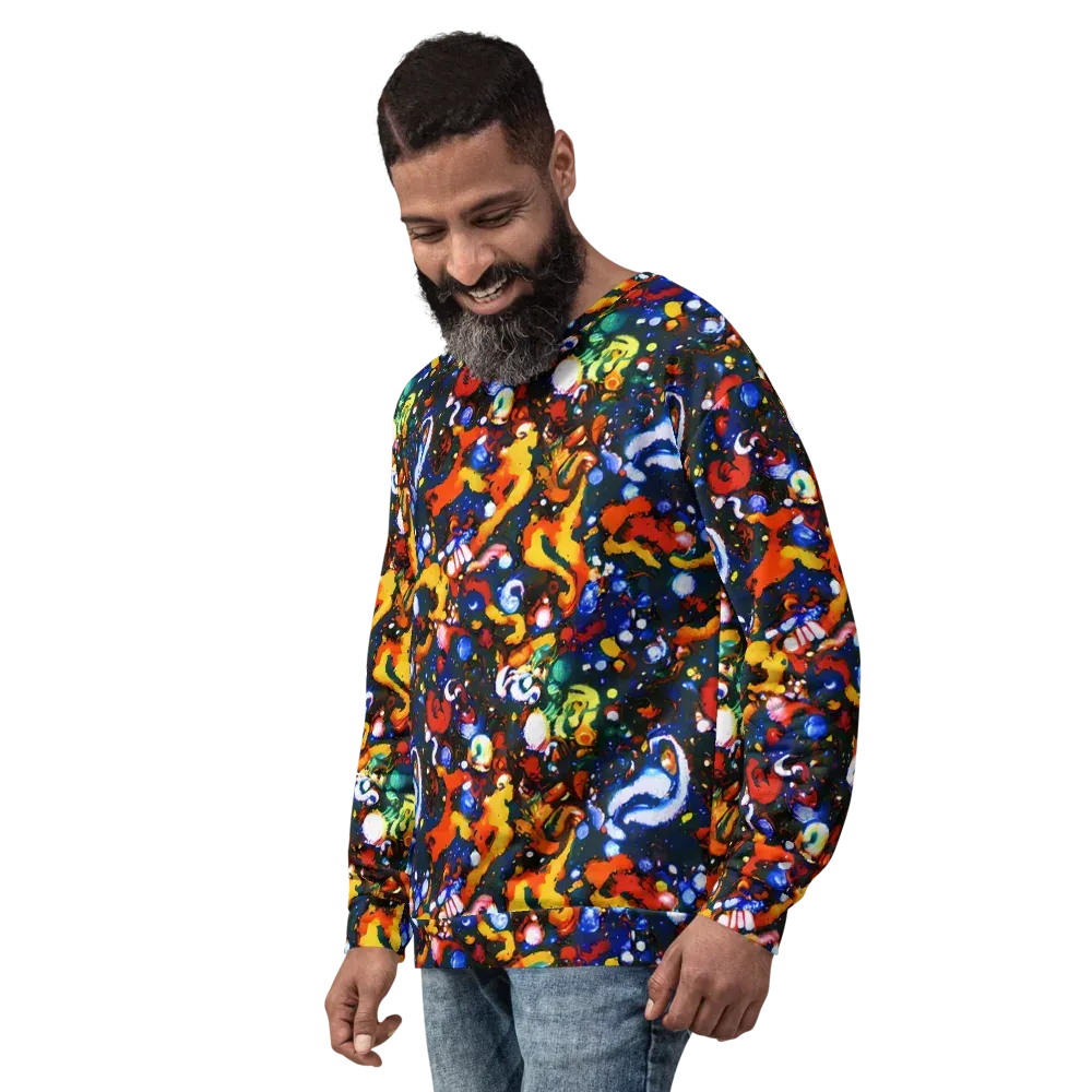 Orchid Voltage on Sweatshirt — Left Front