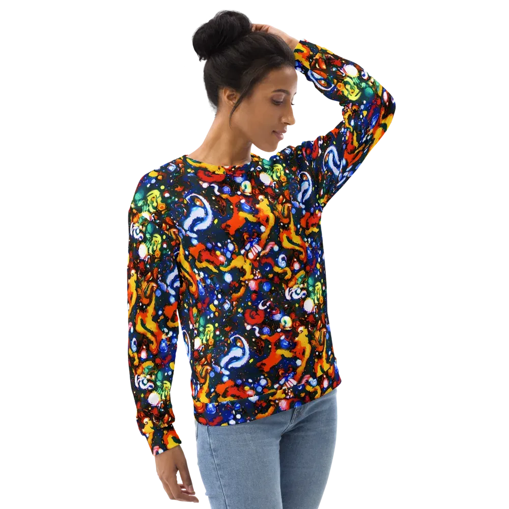 Orchid Voltage on Sweatshirt — Right Front